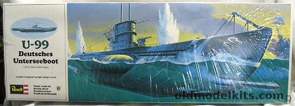 Revell 1/125 U-99 German U-Boat (Type VIIB) WWII, 5054 plastic model kit